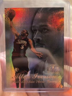 Allen Iverson Flair Showcase NBA Trading Card