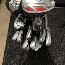 Mens Callaway/taylor Made Golf Clubs 