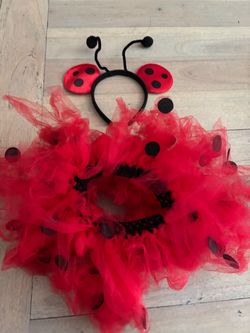 Baby ladybug tutu and headband