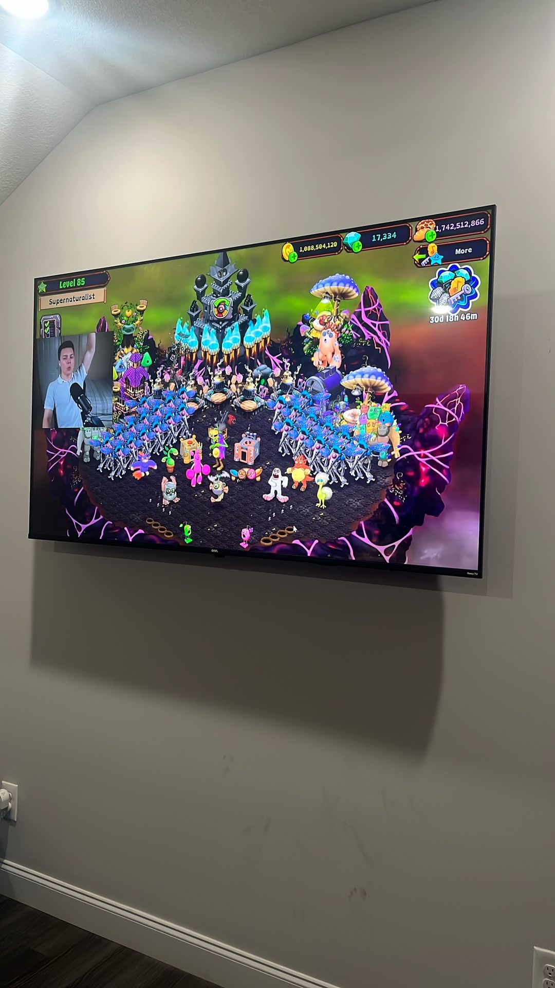 Onn 75 Inch Roku TV