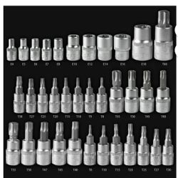 14PCS Sharp Hollow Punch Set, Gasket Hollow Punch Kit, Rubber Hollow Hole Pun...46027