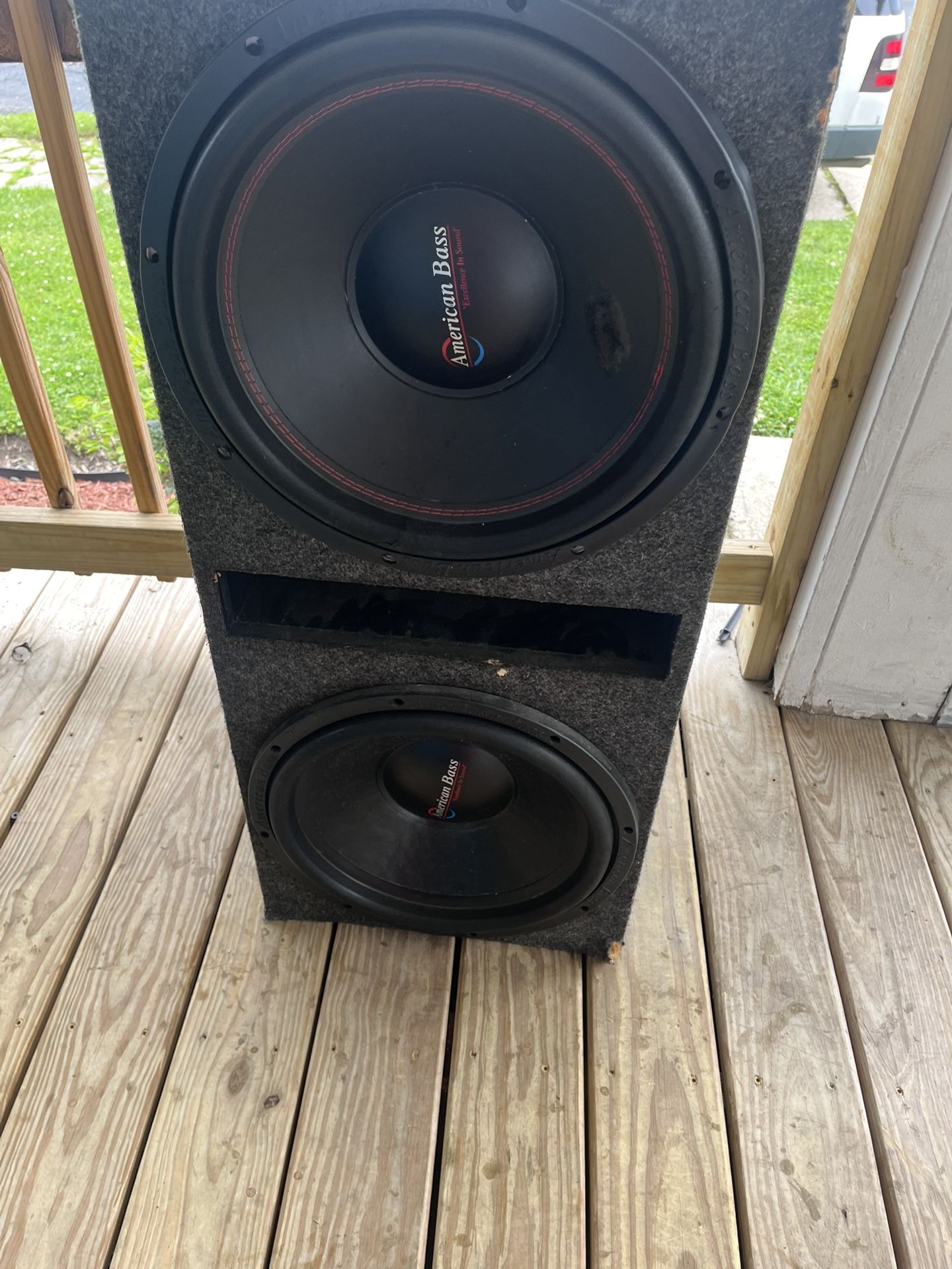 15” American Bass Subs