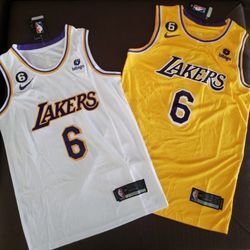 LOS ANGELES LAKERS LEBRON JAMES JERSEY