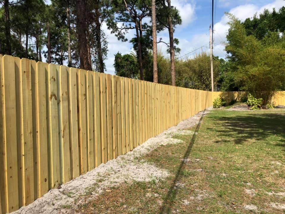 Wood Fence And Gate