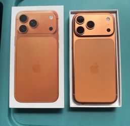 Apple iPhone 17 Pro Max 256GB Orange Factory Unlocked Extras 100% Battery Cases