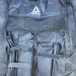 Reebok 40lb Adjustable Vest