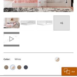 NEW Full Bookcase Storage Bed