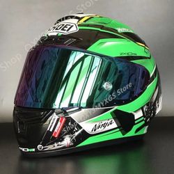 X14 Helmet Motorcycle Full Face Helmet Kawasak i ZX10R Marquez Motorbike Moto GP
