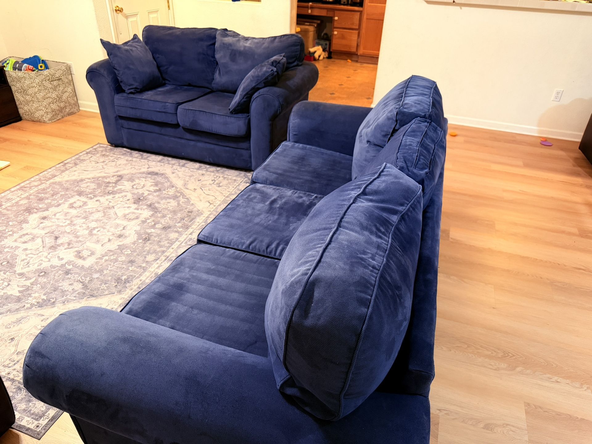 Blue sofa Set