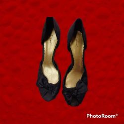 Women's Fioni Black Open-Toed High Heels