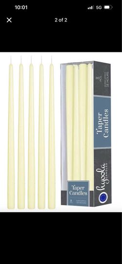 8pk Taper Candles 20inch