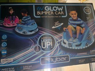 Blue glow bumper car NEW