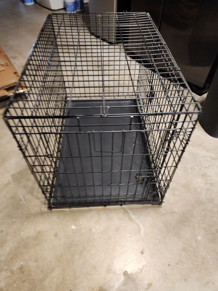 FREE Medium Dog Crate, 2 Doors