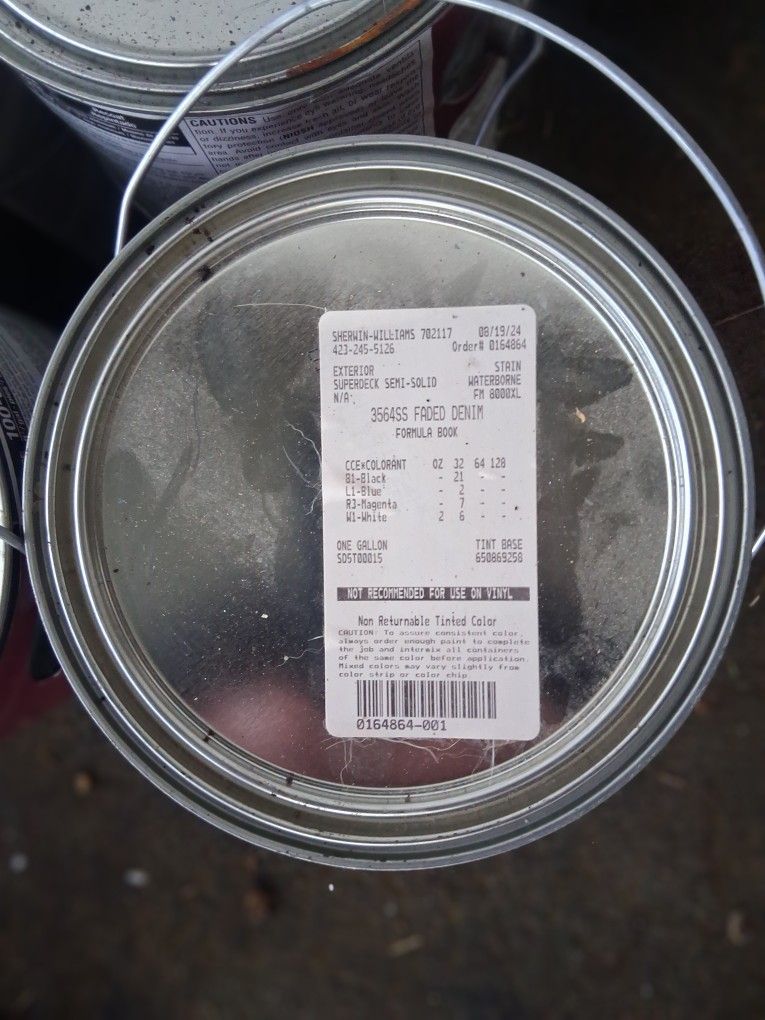 Superdeck 1 Gallon Faded Denim