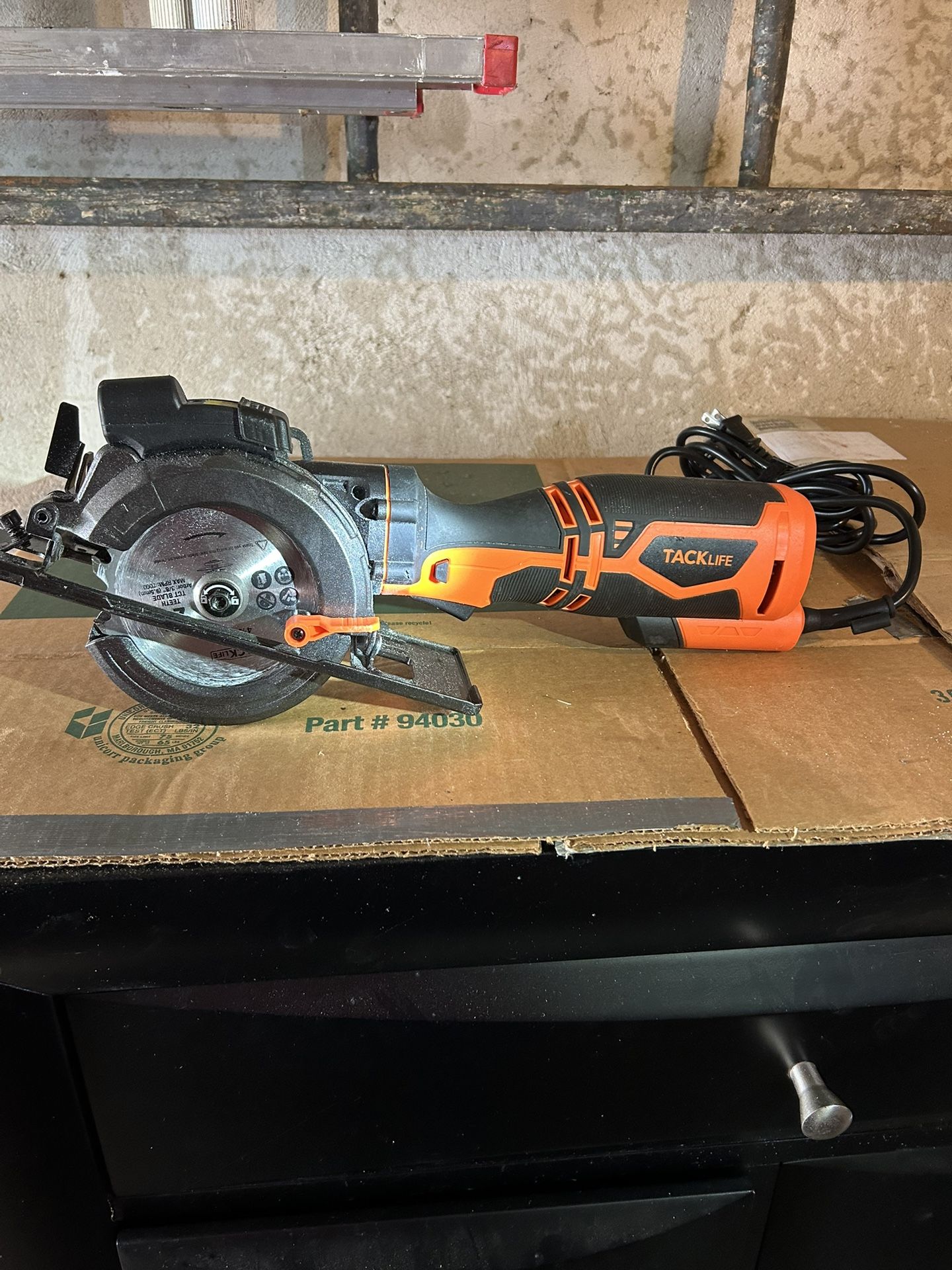 Tack Life Mini Circular Saw With Laser