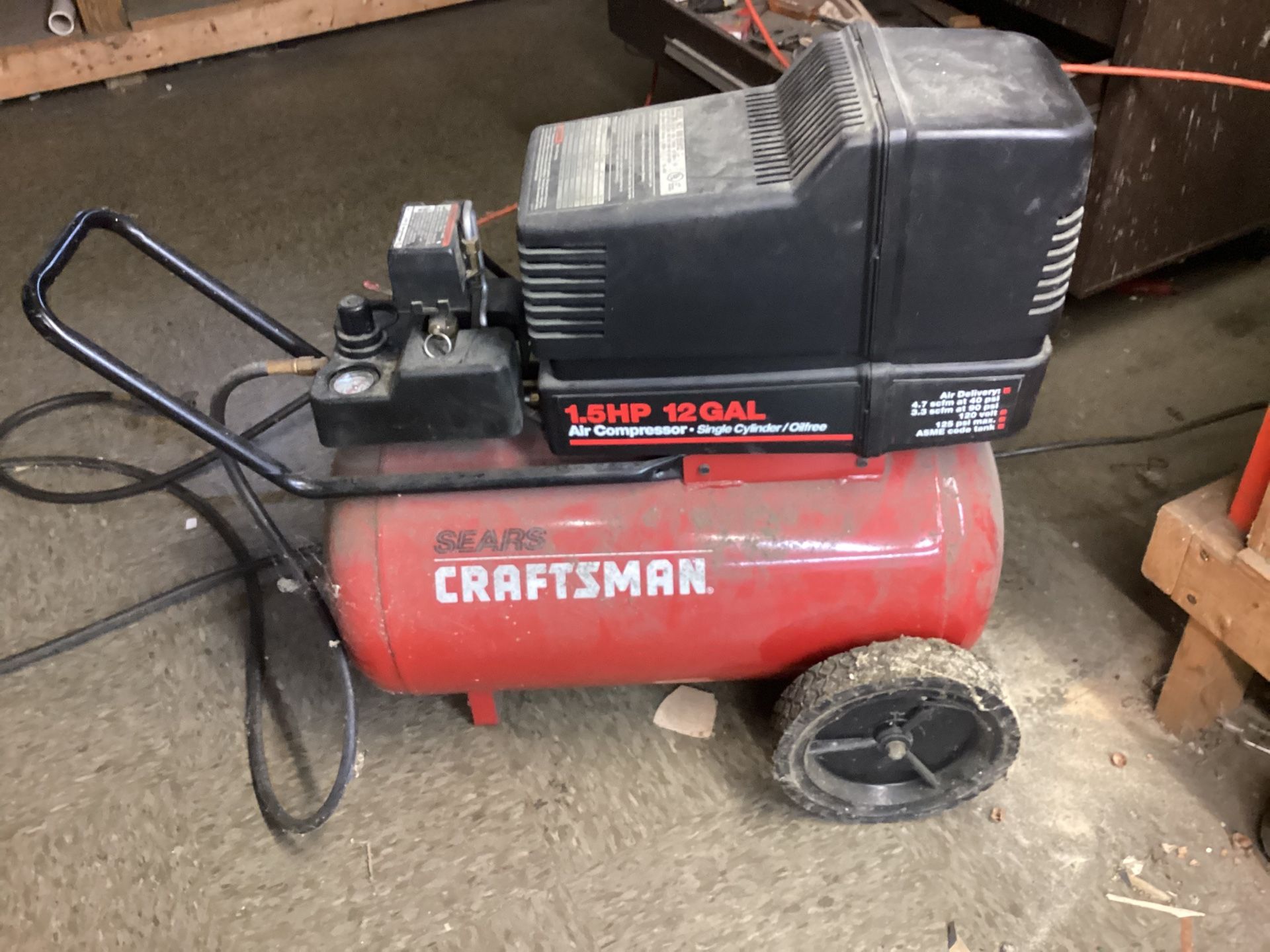 Sears Craftsman Air Compressor