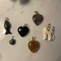 Vintage Stone Pendants