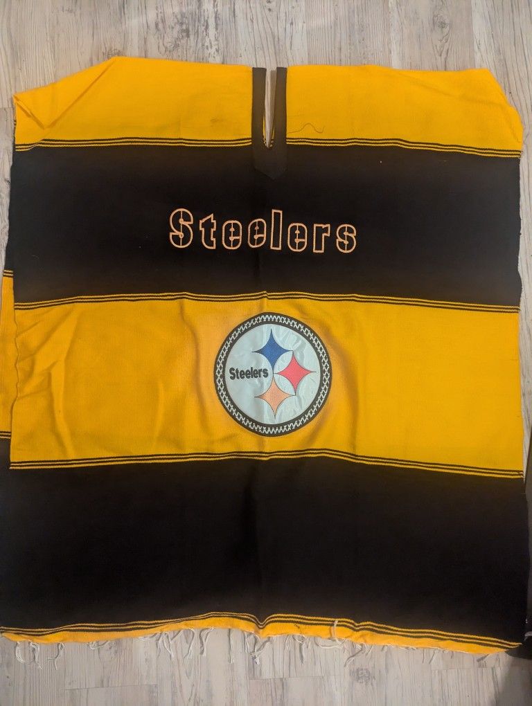 Vintage Steelers Poncho