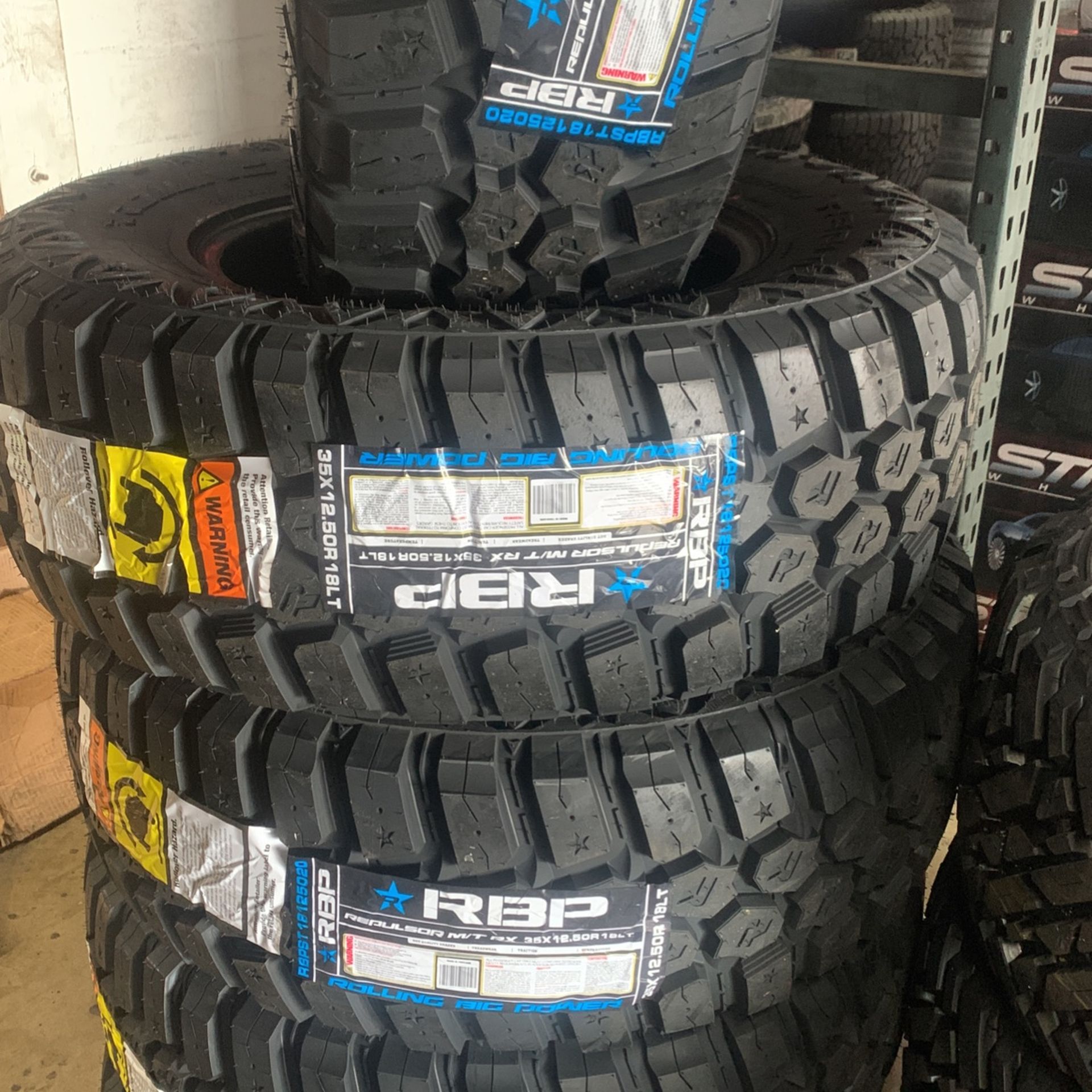 MUD TERRAIN , ALL TERRAIN AND HYBRID TIRES !!!