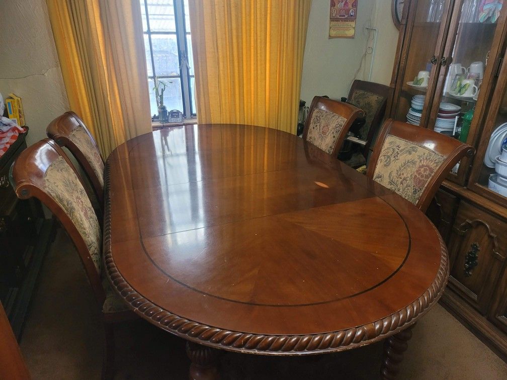 Dining Table Set with Chairs - Vintage