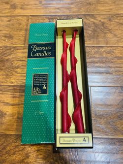 Vintage Beeswax Designs 100% Natural 16" Tapered Rose Candles