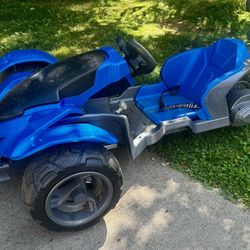 Power Wheels Boomerang 12V Blue USED 