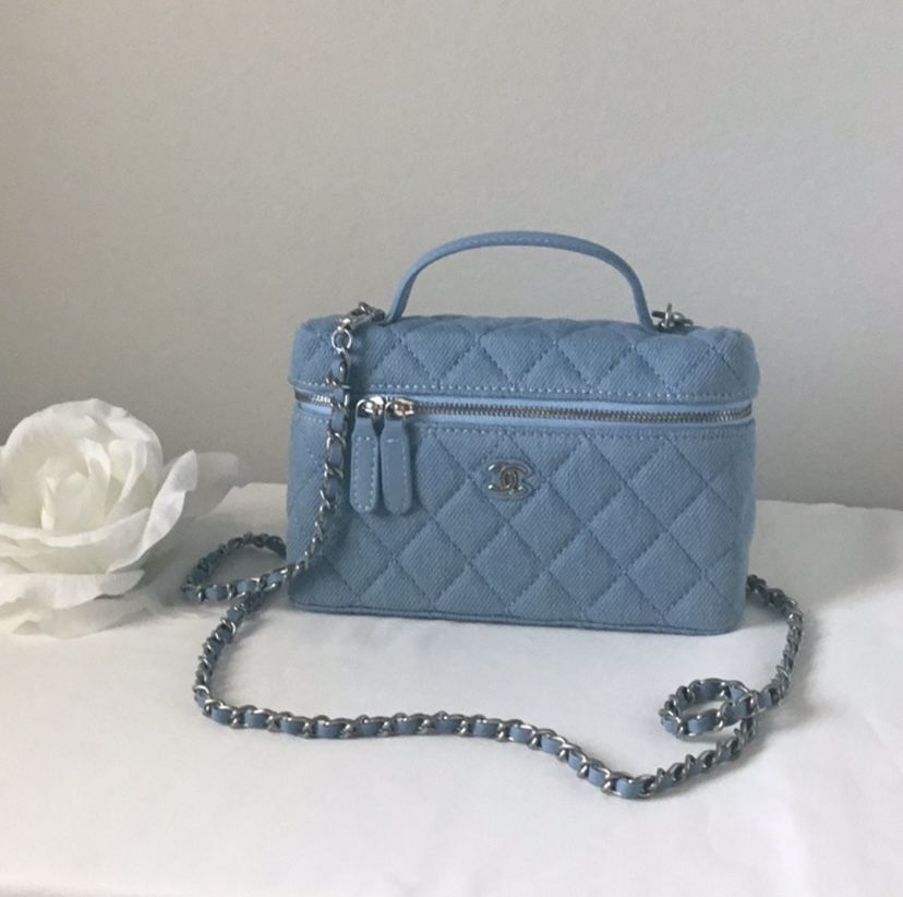 Chanel Denim Thin Vanity Bag ONLY $250!!