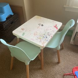 Little Kids Chair And Table 