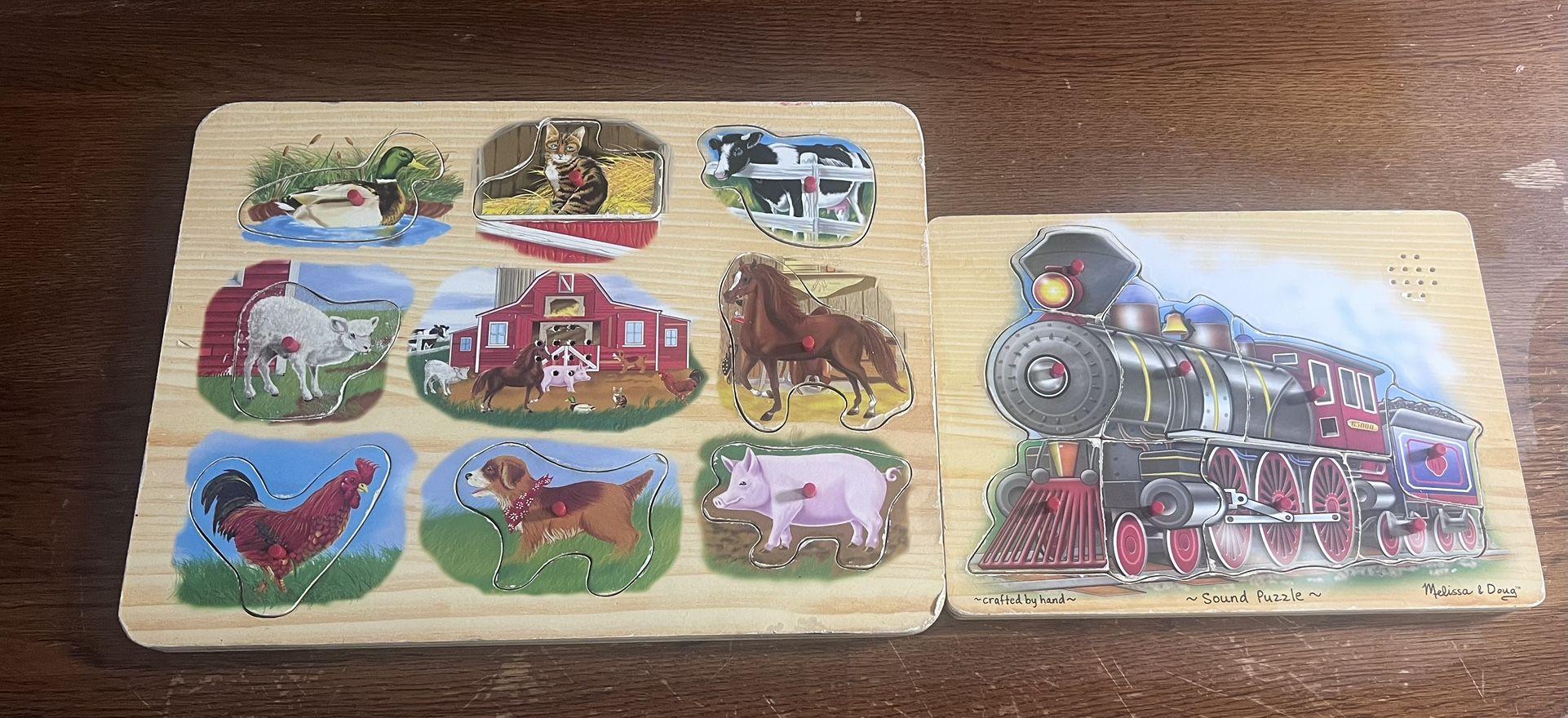 Melissa & Doug Sound Puzzles For Kids