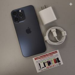 iPhone 15 Pro Max 256GB Factory Unlocked - On Payments With Just $10 Down + Free Case + SP ( No Credit Needed 🤩) 90days No Interest 