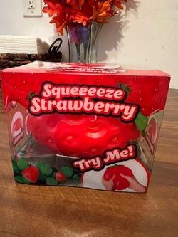 Jumbo squishy Squeeeze Strawberry Squeeze Toy