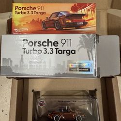 Hot Wheels 2026 RLC Porsche 911 Turbo 3.3 Targa BRONZE. NOT CHASE