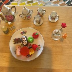 Set Of Accessories  For  Barbie  Tea Time N Snack Time 