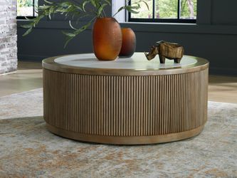 Camdill Light Brown/White Coffee Table