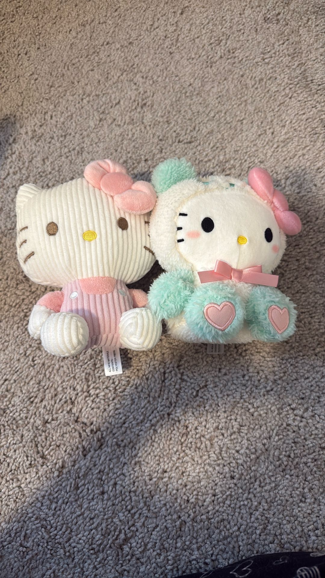Hello Kitty plushies