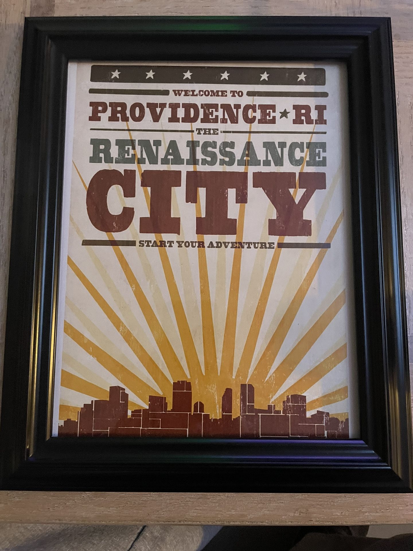 Framed Providence Rhode Island Art