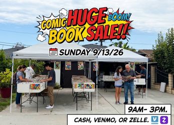 HUGE SALE COMICS SUNDAY 9/13/26
