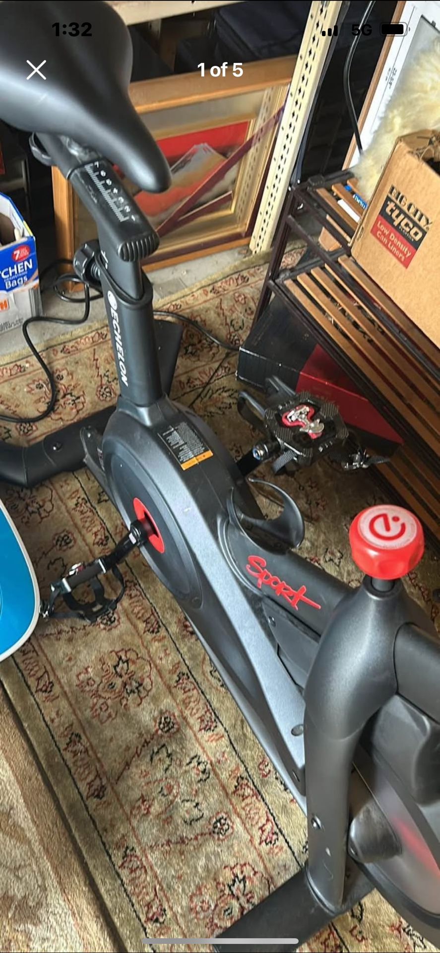Echelon Bike Indoor Riding Like New