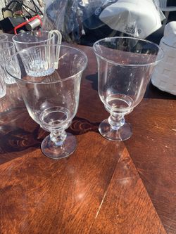 Glass Candle Holders