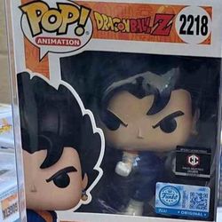 Dragon Ball Z Funko Pop Vegito Pre-Release Exclusive #2218 +Protector PreSale