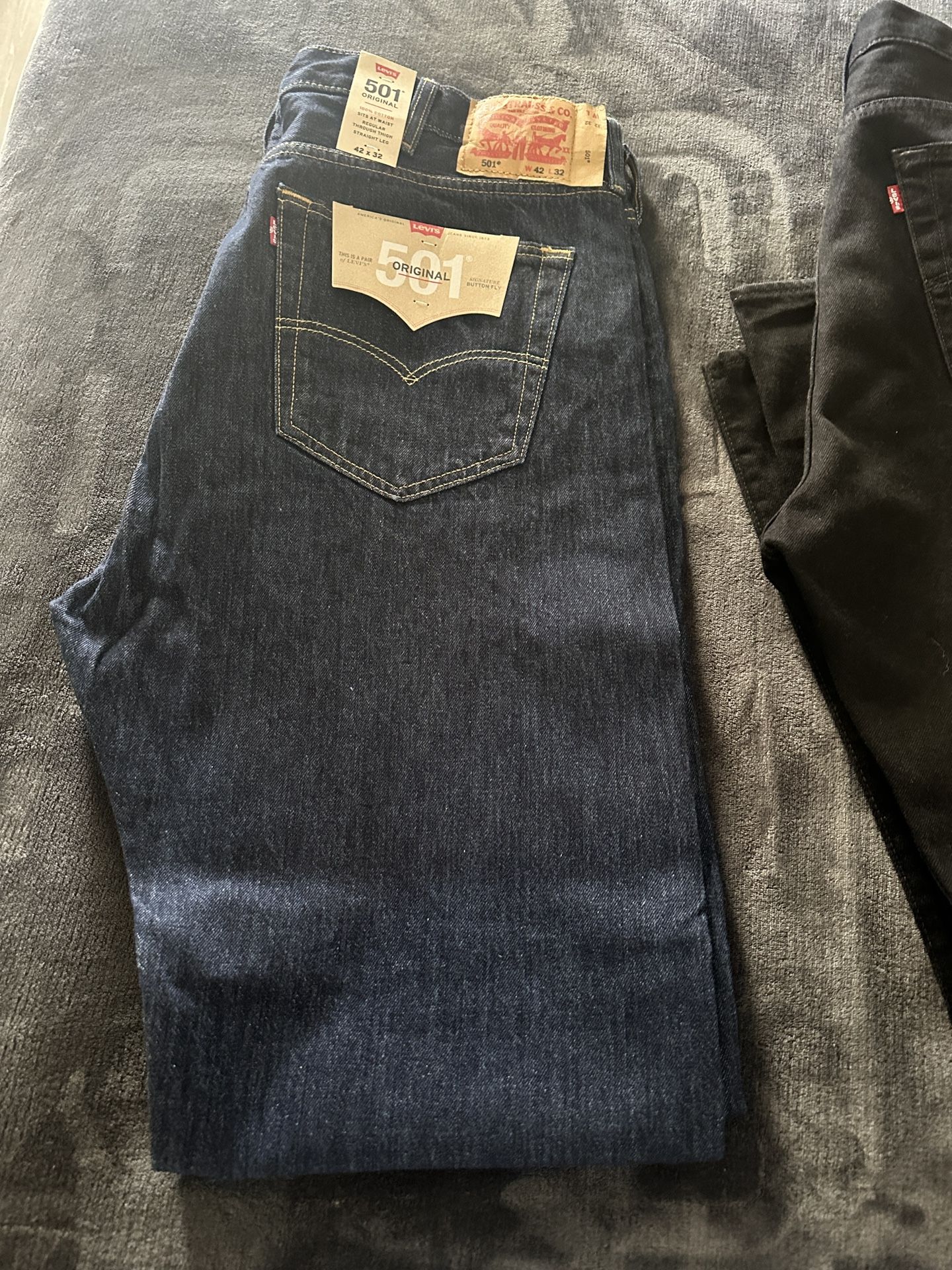 Levi's 501 Men's Button Fly Jeans Both For $70