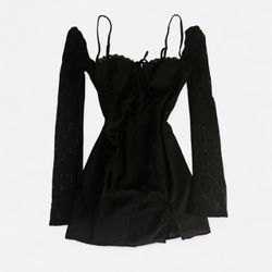 Size 4 Black Princess Polly Mini Dress