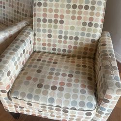 Cute Occasional Chair Fun Pattern 