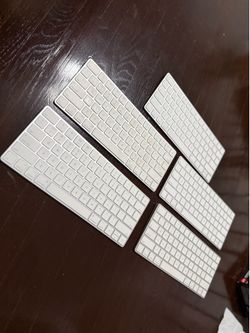 Lot of 5 Tested & Working Apple Magic Keyboard A1644 Wireless Bluetooth Keyboard