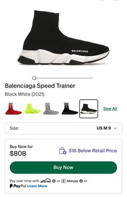 Balenciaga Speed Trainer men’s 9