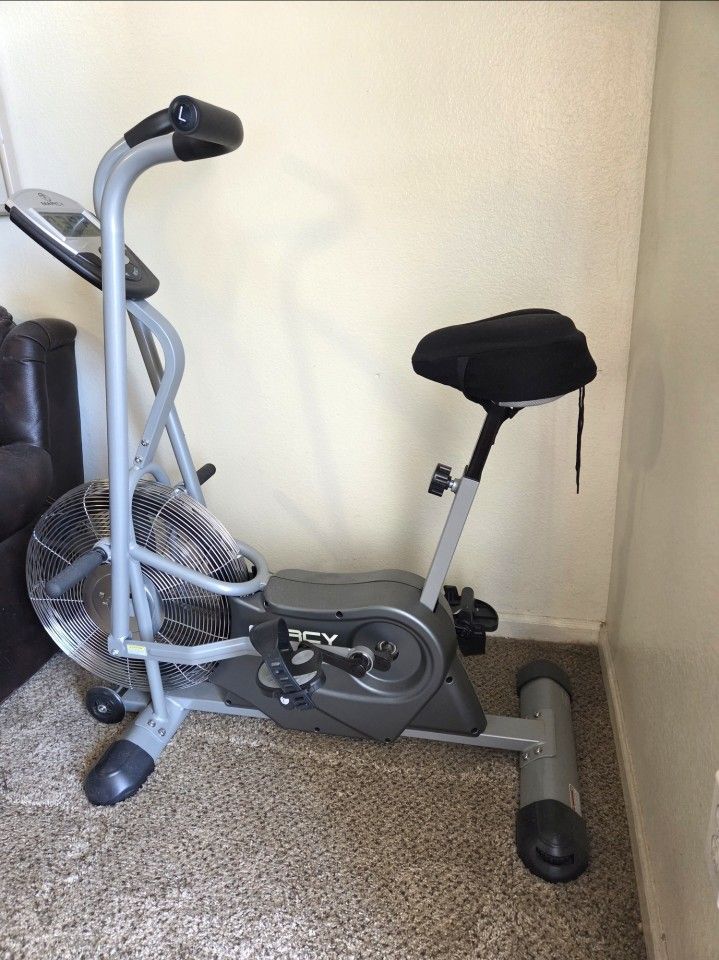 Brand New Marcy Air Cardio Fitness Training Equipment Fan Workout Bike with Exercise Arms AIR-1