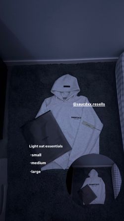 Light Oat Essentials Hoodie 