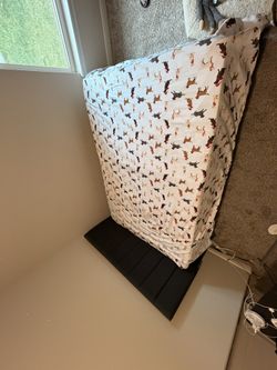 Slim Bed Frame And Mattress ( Full)