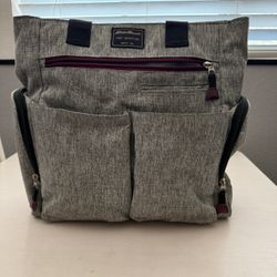 Gray Diaper Bag