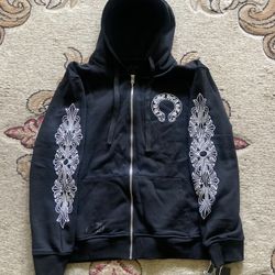 black chrome hurt hoodie size medium 